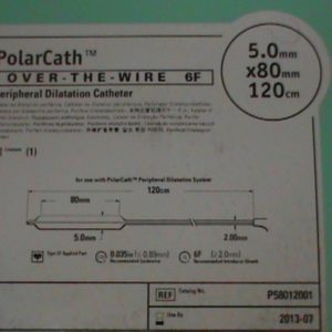 Boston Scientific PolarCath Over-The Wire 6F périphérique cathéter de dilatation 5.0mm x 80mm, la longueur totale de 120
