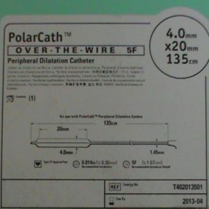 Boston Scientific PolarCath Over-The Wire 5F périphérique cathéter de dilatation 4.0mm x 20mm, la longueur totale de 135