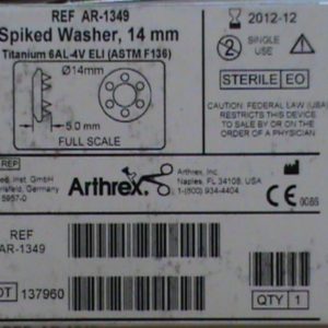 Arthrex AR-1349 Spiked Washer