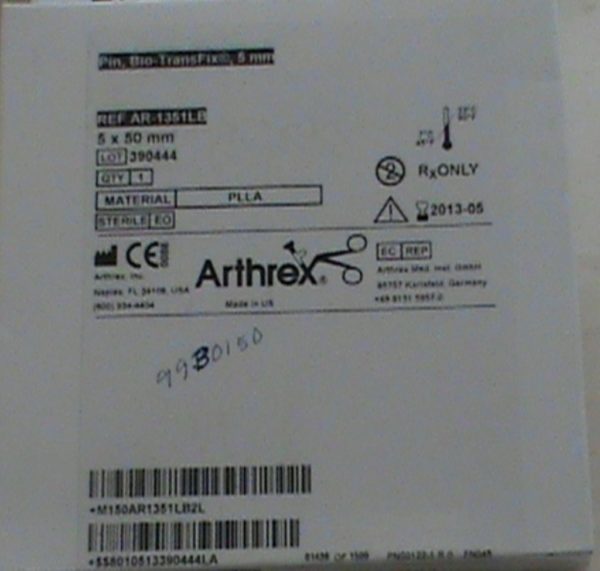 Pin Arthrex AR-1351LB BioTransFix