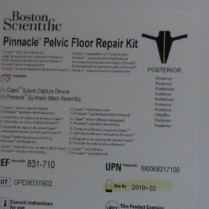 Réparation Boston Scientific Pinnacle plancher pelvien Kit-postérieur