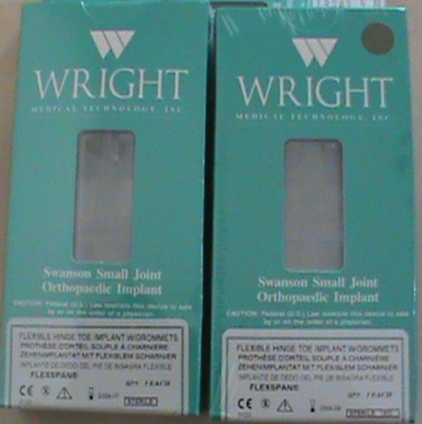 Wright Medical G426-0001 Swanson Toe Implant Size 1