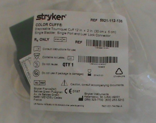Stryker 5921-112-136 Cuff Manguito Desechable de Torniquete