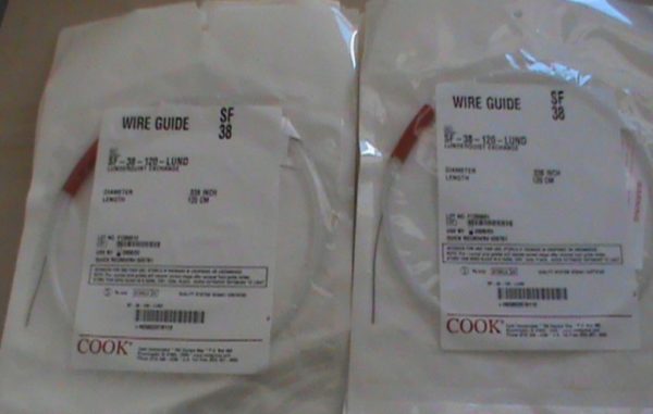 Cook Wire Guide; SF 38; .038 In dia; 120cm lengte