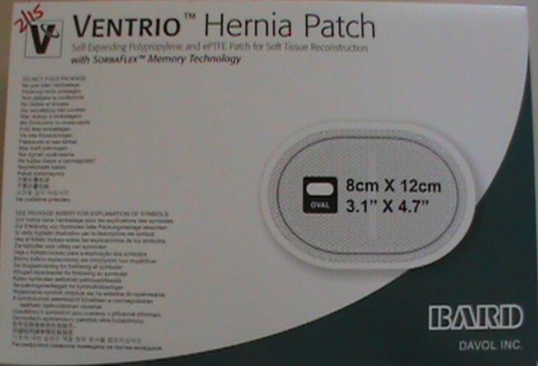 bard 0010211 ventrio hernia patch
