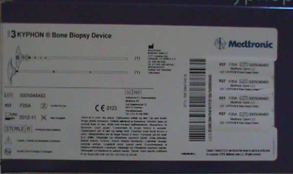 Kit de Medtronic Kyphon Kyphx hueso Biopsia