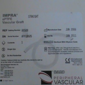 F7005TW Bard IMPRA Vascular Graft
