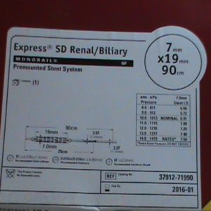 37912-71990: Express SD Renale en Biliêre Stent Stelsel