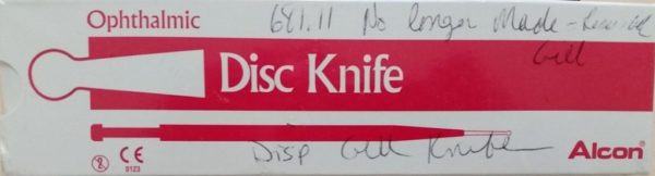 Alcon 8065968161 Disc Knife