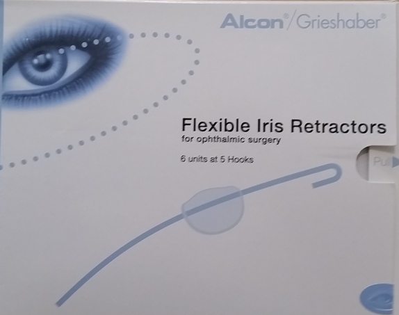 Retractores flexibles de iris de Alcon