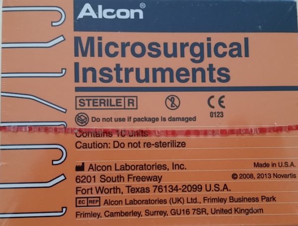 Alcon 8065425120 Microsurgical Instruments Irrigation Cysticome