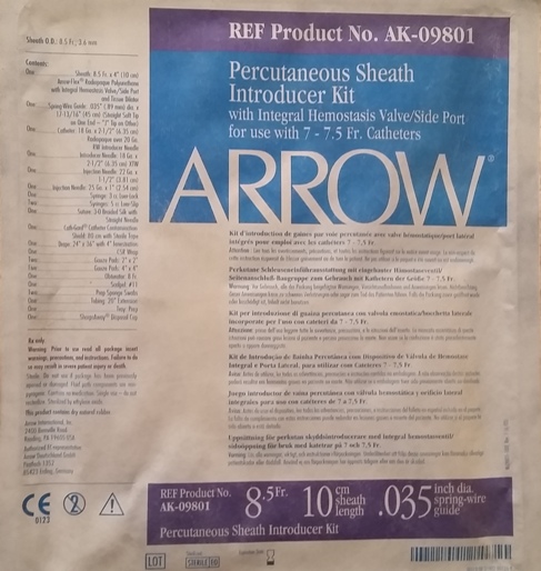 Arrow AK-09801 Percutáneo