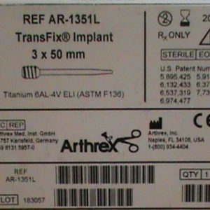Arthrex Transfix Implante 3 50 x mm