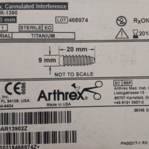 Interferencia canulada Arthrex AR-1390