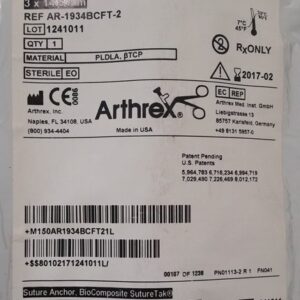 Ancre de suture Arthrex AR-1934BCFT-2