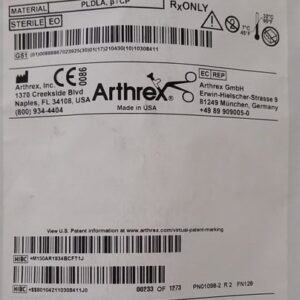 Ancre de suture Arthrex AR-1934BCFT