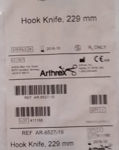 Arthrex AR-6527-19 Couteau à Crochet
