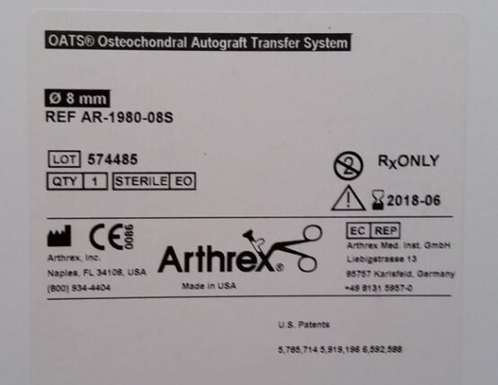 Arthrex AR-1980-08S OATS 8mm