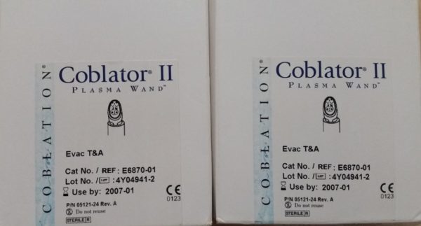 Coblator ii plasma bacchetta