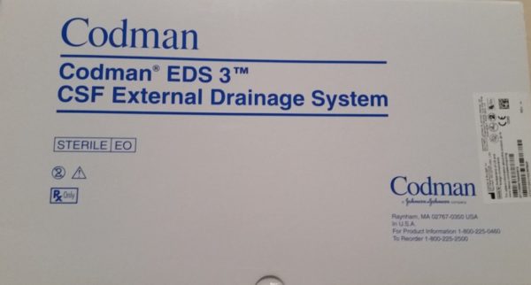 Codman EDS 3 CSF External Drainage System 82-1731