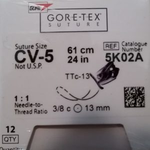 Gore-Tex 5K02A CV-5 Suture