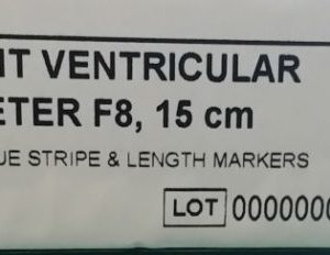Integra 9MD102B Straight Ventricular Catheter F8