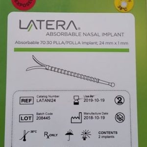 Latera Latani24 Absorbable Nasal Implant