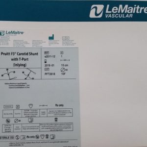 LeMaitre Pruit F3 carotidea Shunt a permanenza T-Port