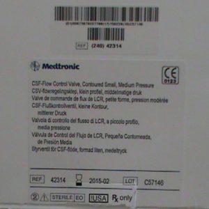 Medtronic 42314 CSF-Flow Control Valve