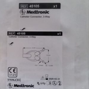Conector de catéter 45105 de Medtronic 3 Way