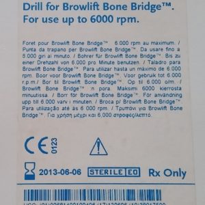 Medtronic 3747105 browlift ponticello dell'osso Drill