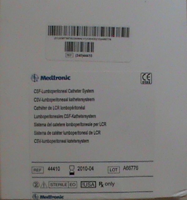Sistema de catéter Medtronic-CSF lumboperitoneal