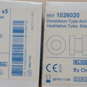 Medtronic Xomed Donaldson Ventilation Tubes