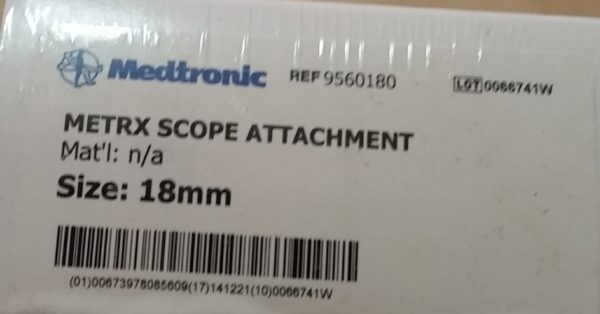 Attachement de lunette de visée Medtronic MetRx 18mm