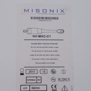 Misonix MXC-C1 Sonde en titane de style curette