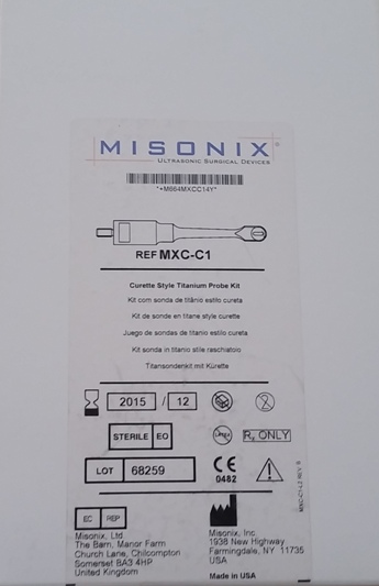 Misonix MXC-C1 Curette Style Titanium Probe