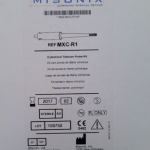 Misonix MXC-R1 Sonde cylindrique en titane