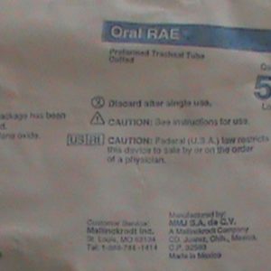 Oral Rae 86200 Tracheal Tube