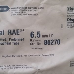 Oral Rae 86270 Tracheal Tube