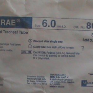 Oral Rae 86269 Tracheal Tube