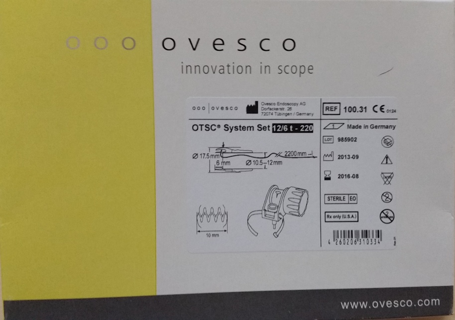 Ovesco OTSC System Set - Medical Equipment Export LLC