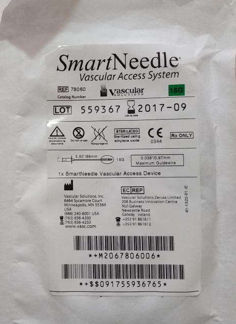 SmartNeedle Access System vascolare