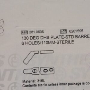 Synthes 281.060S DHS Plate