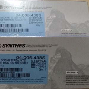 Synthes 4MM TI Locking Skroef 48MM
