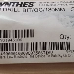 Synthes 4.3MM Boor Bit