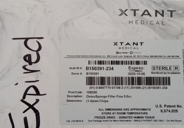 Xtant Medical Osteosponge 109250